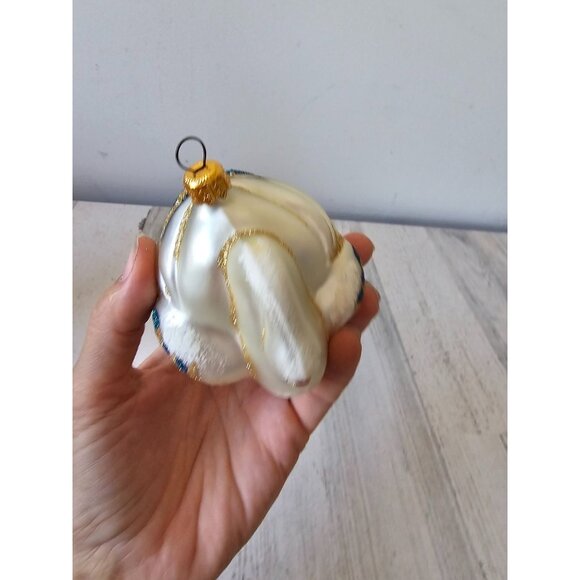 polonaise adler gold peacock swan ornament komozja glass Xmas tree - Picture 10 of 10